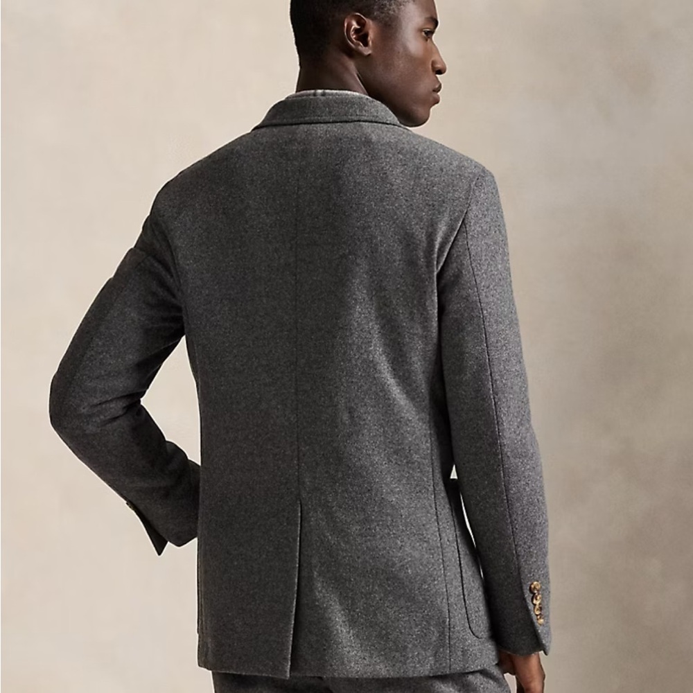 Vintage Ralph Lauren wool cashmere herringbone blazer - Picture 11 of 11